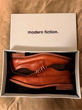 Modern Fiction - Tan Leather Derby Shoes